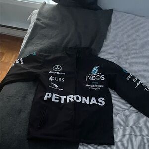 Mercedes AMG Petronas Black racing jacket
